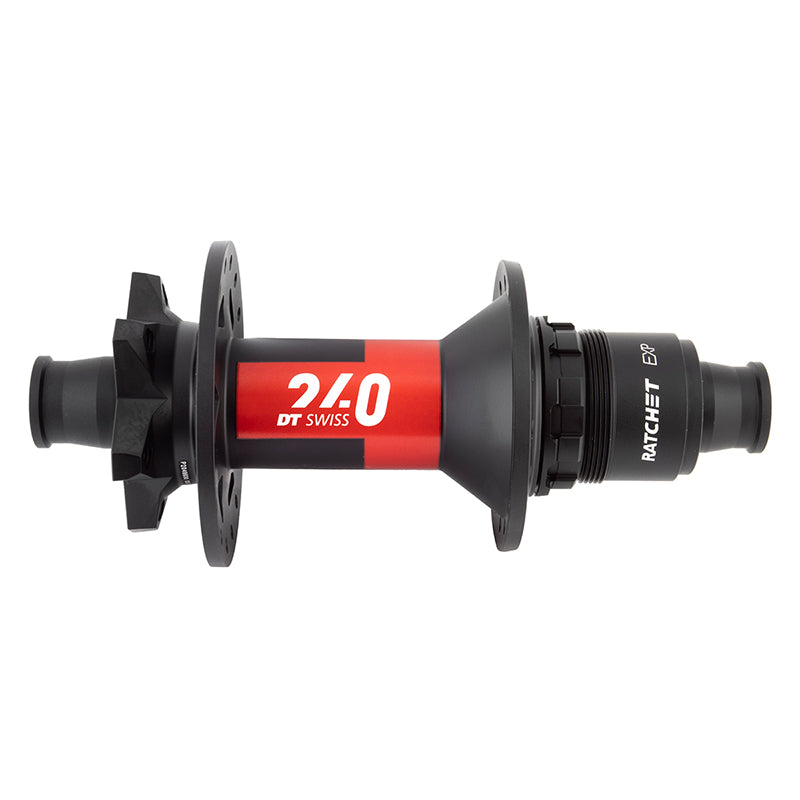 DT Swiss 240 EXP Rear Hub - 12 x 148mm 6-Bolt XD Black/Red 32H 36pt - DT Swiss Rear Hub