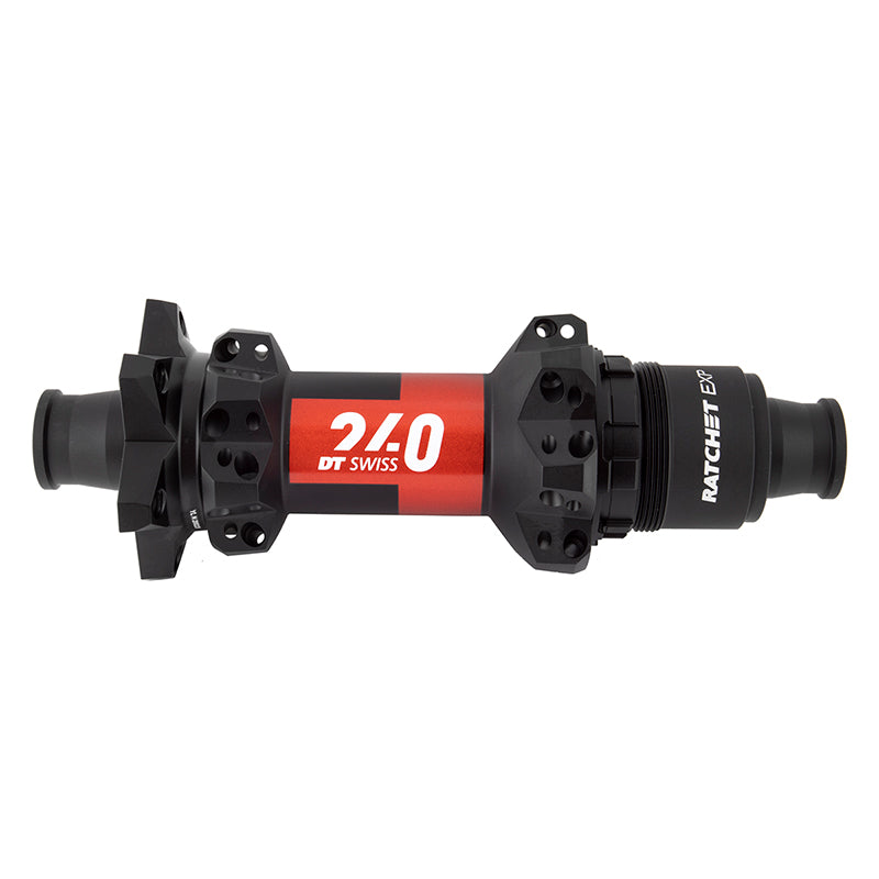 DT Swiss 240 EXP Rear Hub - 12 x 148mm 6-Bolt XD Black/Red 28H 36pt - DT Swiss Rear Hub