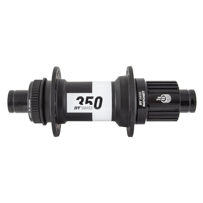 DT Swiss 350 Rear Hub - 12 x 148mm Center-Lock Micro Spline Black 32H 36pt - DT Swiss Rear Hub