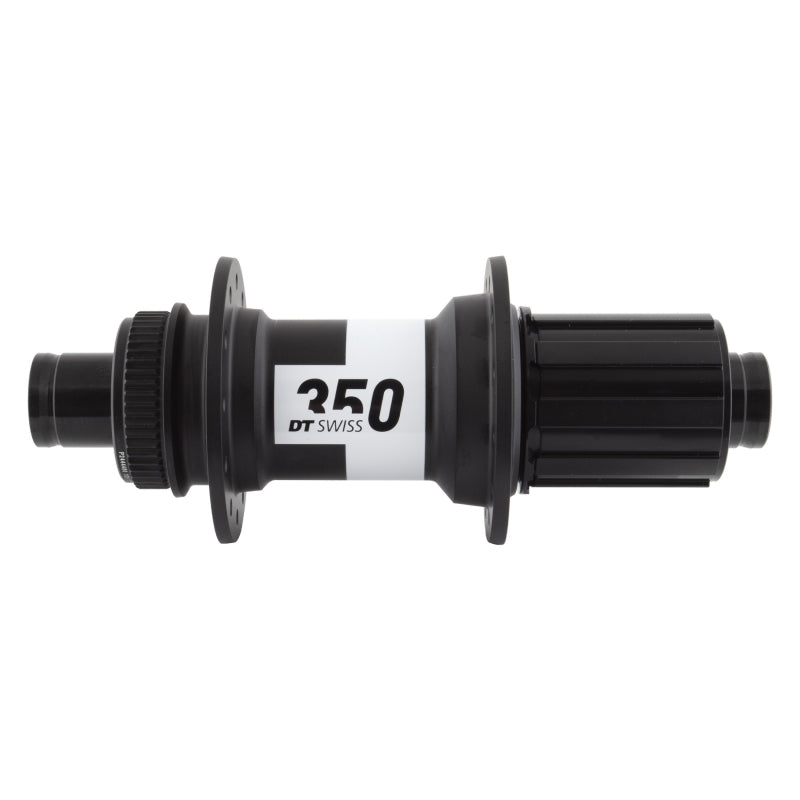 DT Swiss 350 Rear Hub - 12 x 142mm Center-Lock HG11 Road Black 24H 36pt - DT Swiss Rear Hub