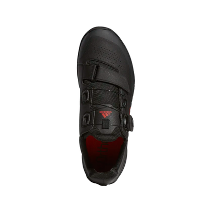 Five Ten Kestrel Pro BOA Mountain Bike Shoes Core Black Red Grey Six - Five Ten Bike Shoes