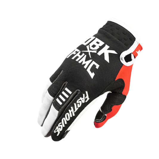 Fasthouse Youth Speed Style Twitch Glove Black Red Bike Gloves