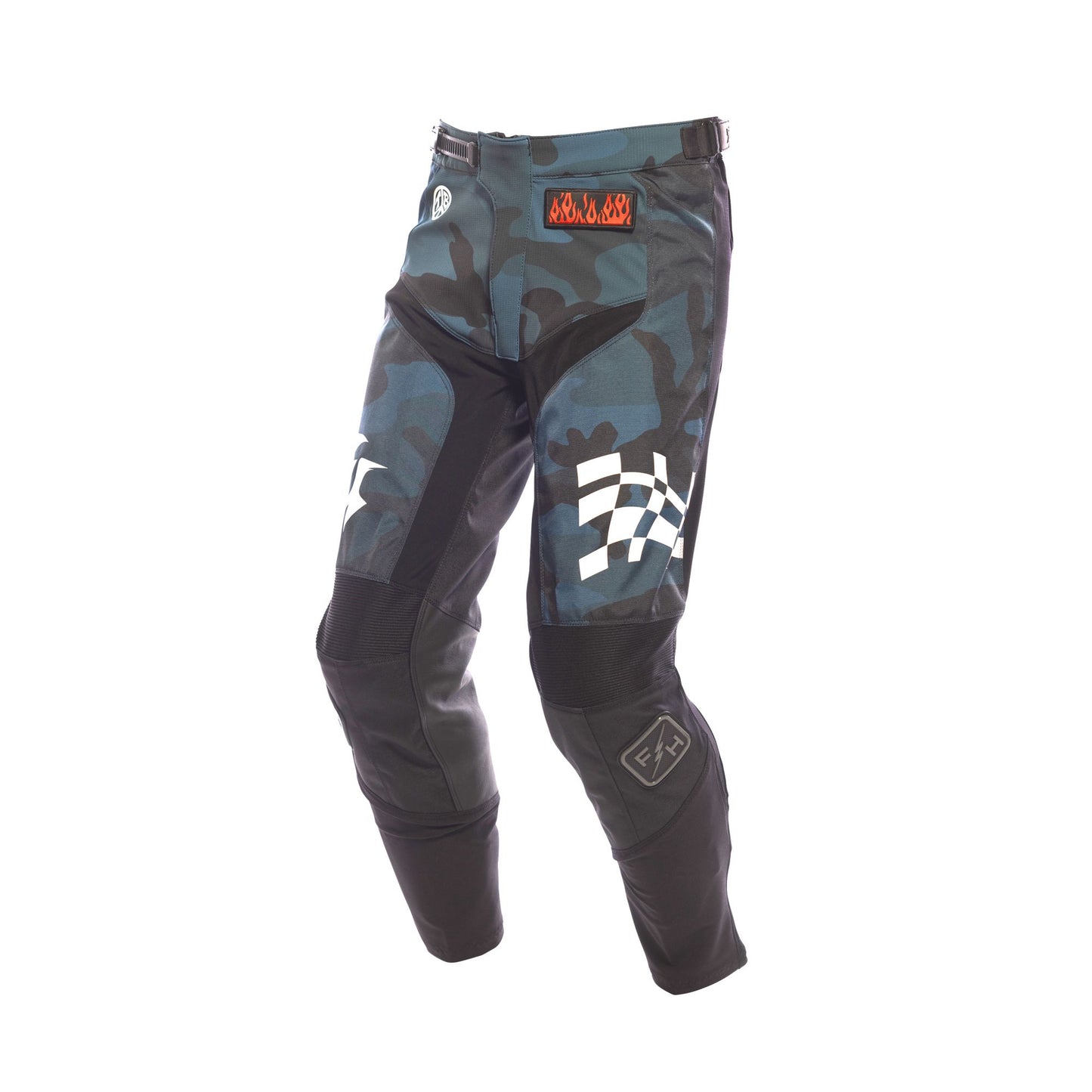 Fasthouse Youth Grindhouse Bereman Pant Blue Camo Y26 Bike Pants