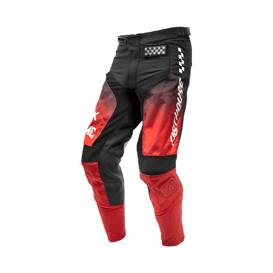 Fasthouse Youth Grindhouse Twitch Pant Black Red Bike Pants