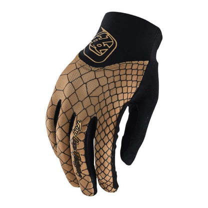 Troy Lee Designs Women's Ace 2.0 Glove Snake Gold L - Troy Lee Designs Bike Gloves
