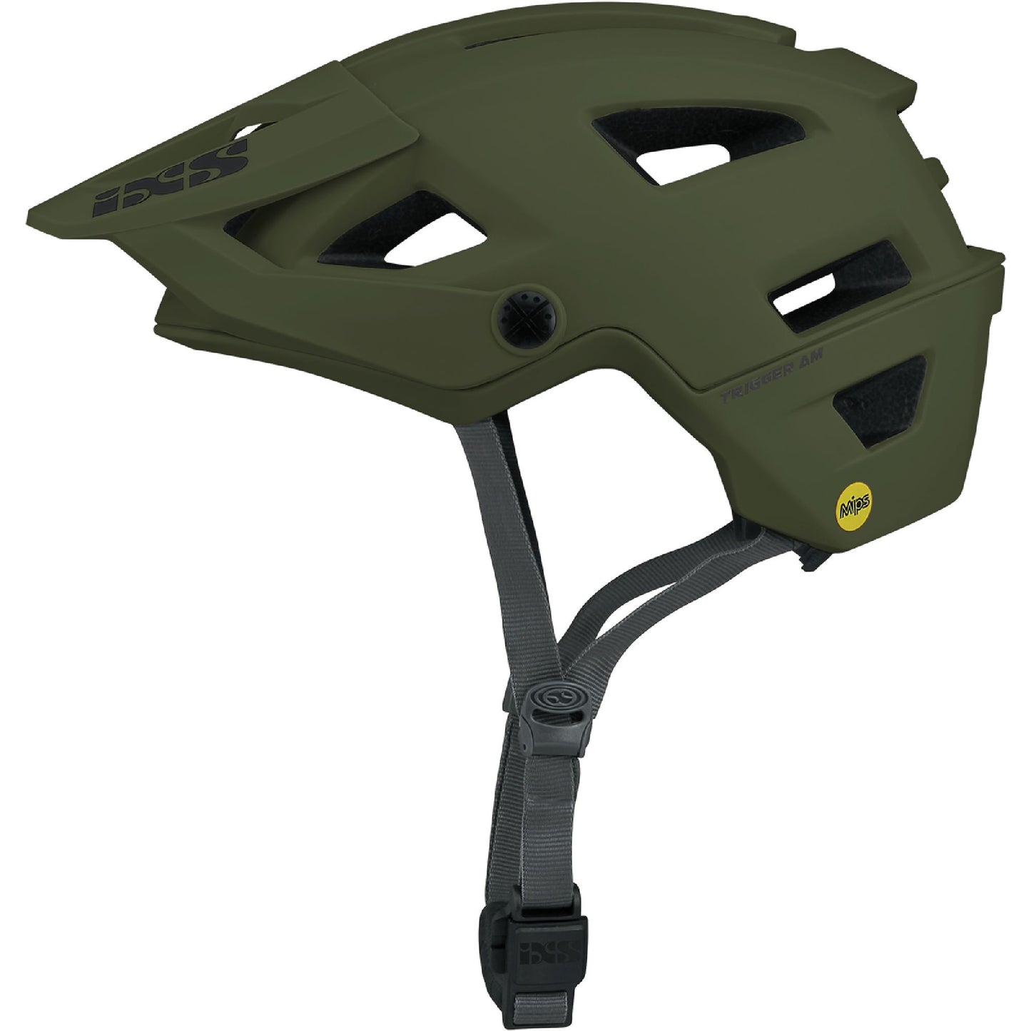 iXS Trigger AM MIPS Helmet Olive Bike Helmets
