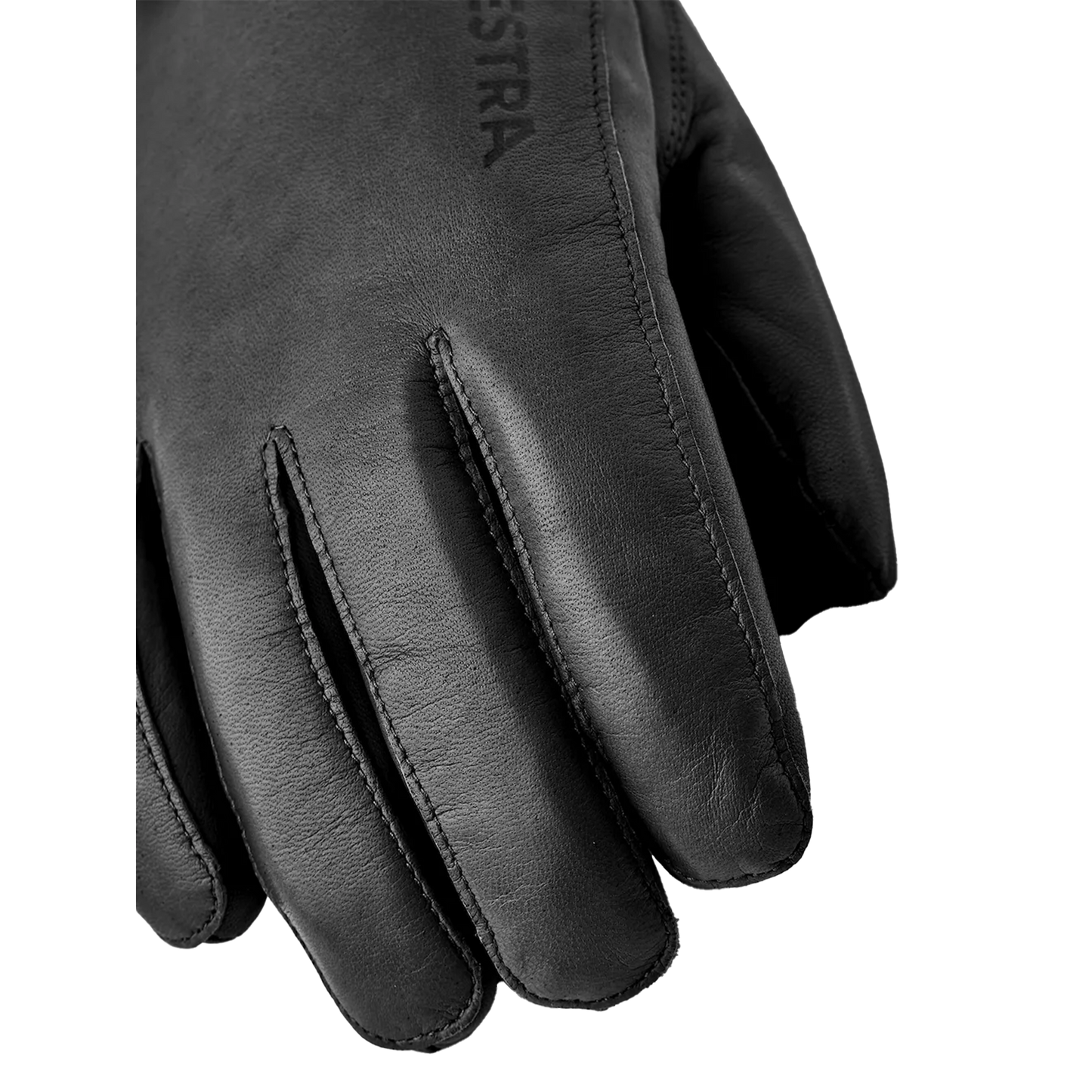 Hestra Alpine Leather Swisswool Classic Glove Black Snow Gloves