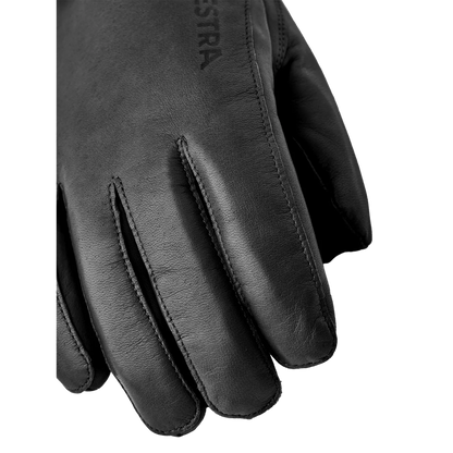 Hestra Alpine Leather Swisswool Classic Glove Black - Hestra Snow Gloves