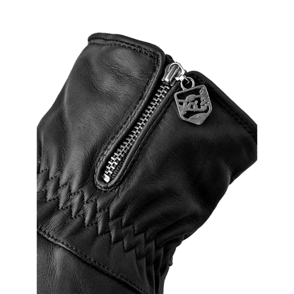 Hestra Alpine Leather Swisswool Classic Glove Black - Hestra Snow Gloves