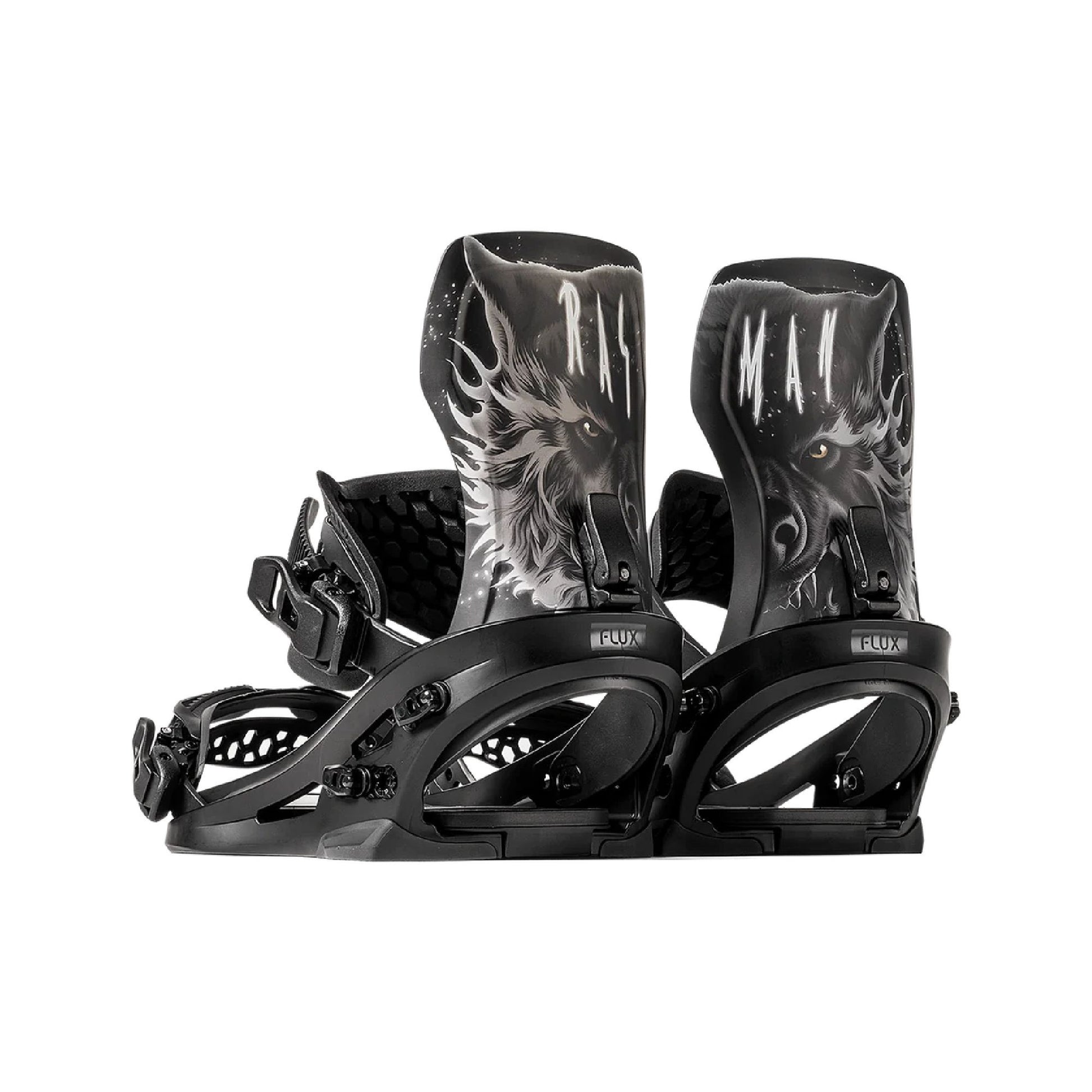 Flux XF Snowboard Binding Natural Wood - Flux Snowboard Bindings