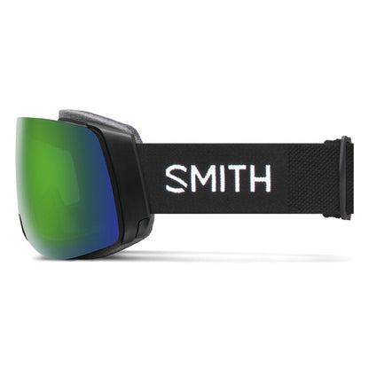 Smith 4D MAG Snow Goggle Black ChromaPop Sun Green Mirror - Smith Snow Goggles