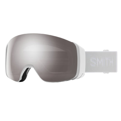 Smith 4D MAG Snow Goggle White Vapor ChromaPop Sun Platinum Mirror - Smith Snow Goggles