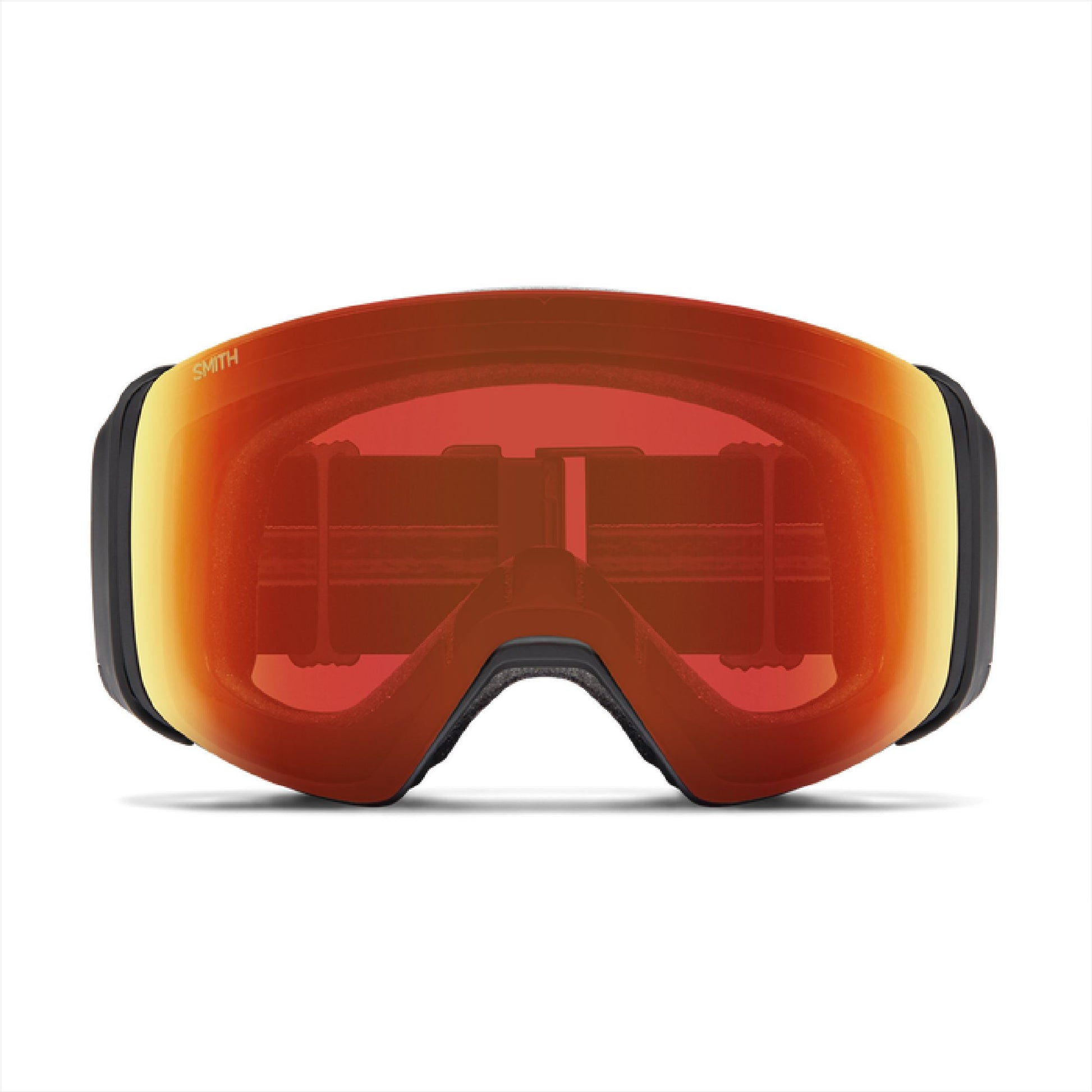 Smith 4D MAG Low Bridge Fit Snow Goggle Black / ChromaPop Everyday Red Mirror Snow Goggles