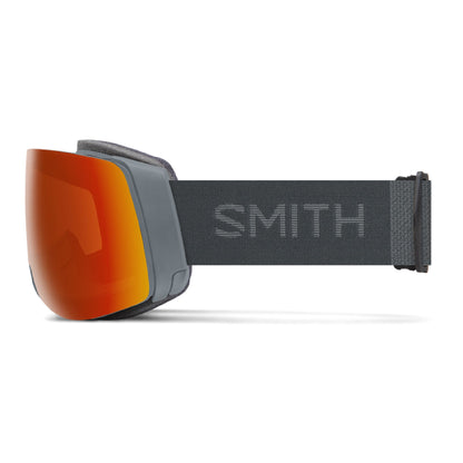 Smith 4D MAG Snow Goggle Slate ChromaPop Everyday Red Mirror - Smith Snow Goggles