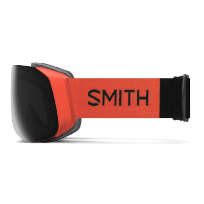 Smith 4D MAG S Snow Goggle Poppy ChromaPop Sun Black - Smith Snow Goggles