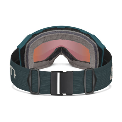 Smith 4D MAG S Low Bridge Fit Snow Goggle Pacific Flow ChromaPop Everyday Green Mirror - Smith Snow Goggles