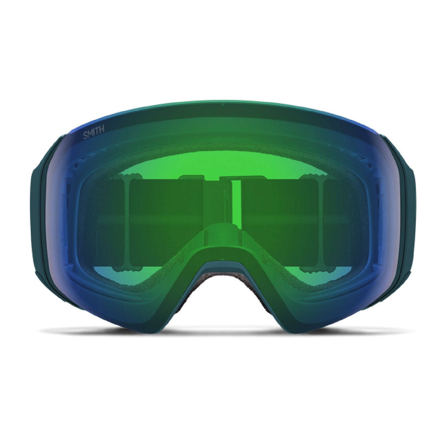Smith 4D MAG S Low Bridge Fit Snow Goggle Pacific Flow / ChromaPop Everyday Green Mirror Snow Goggles