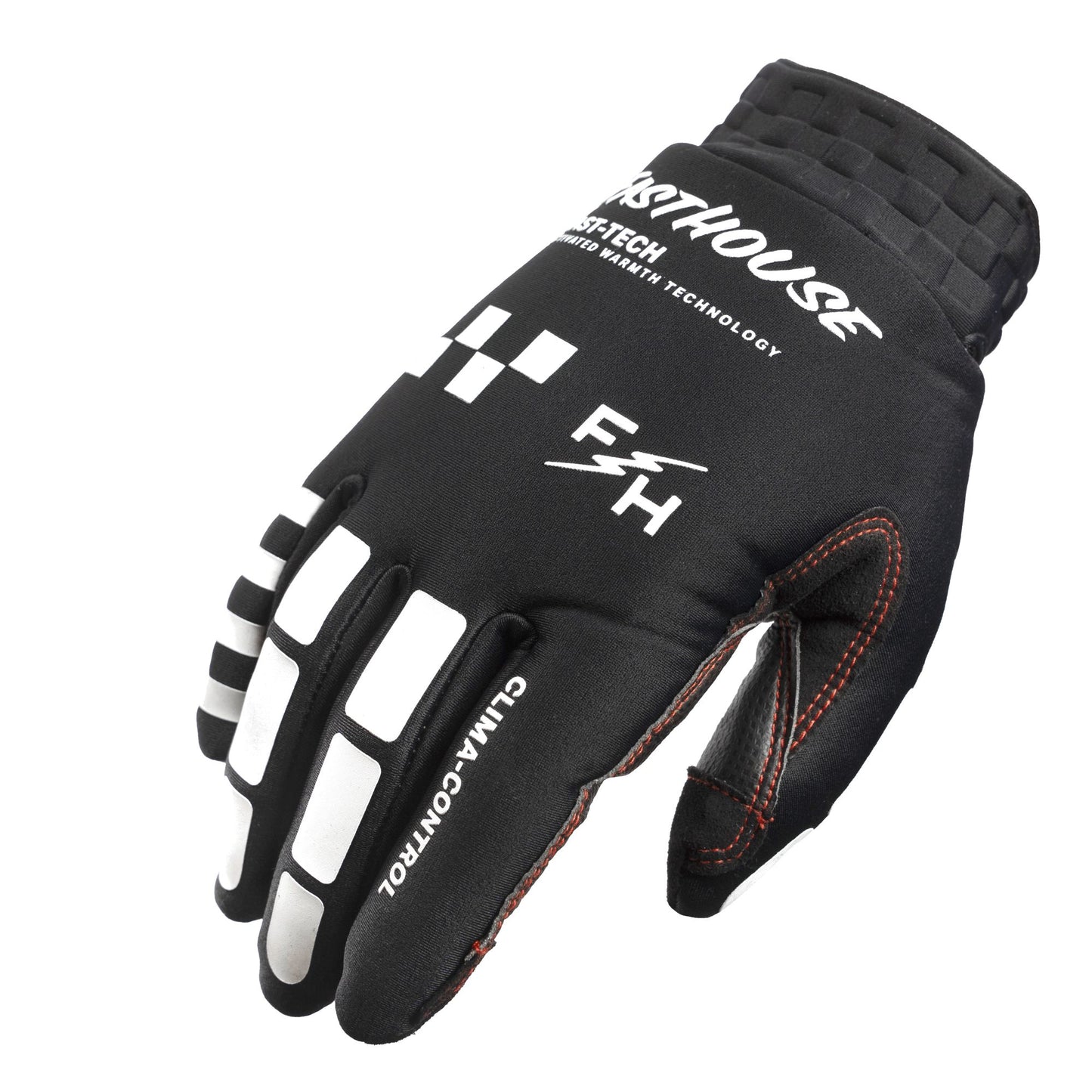 Fasthouse Toaster Glove Black White Bike Gloves