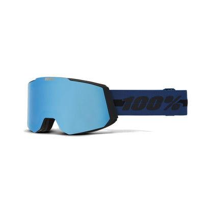 100 Percent Snowcraft HiPER Snow Goggle Dusty Mirror Blue - 100 Percent Snow Goggles