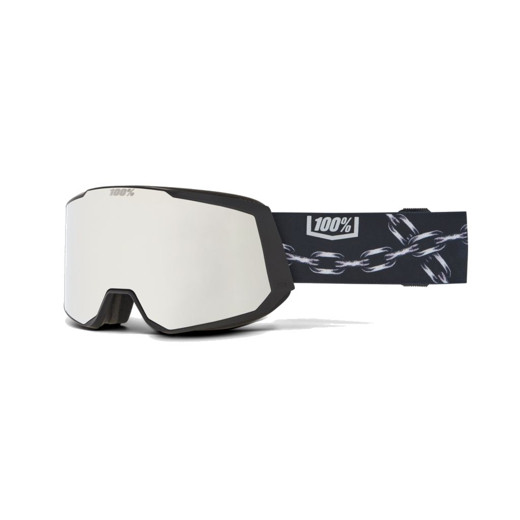 100 Percent Snowcraft XL HiPER Snow Goggle Nico Porteous / Mirror Silver Snow Goggles