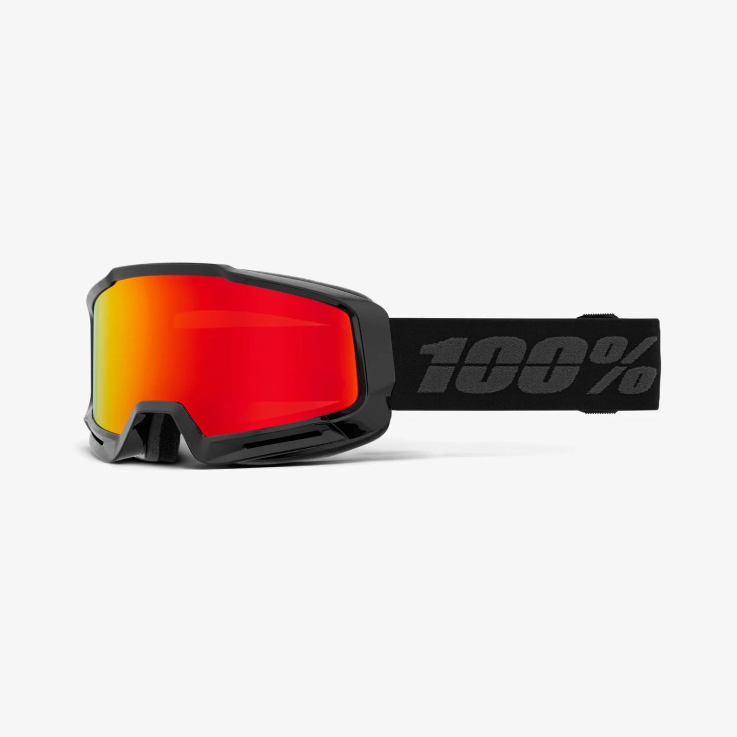 100 Percent Okan HiPER Snow Goggle Black/Red / Mirror Red Snow Goggles