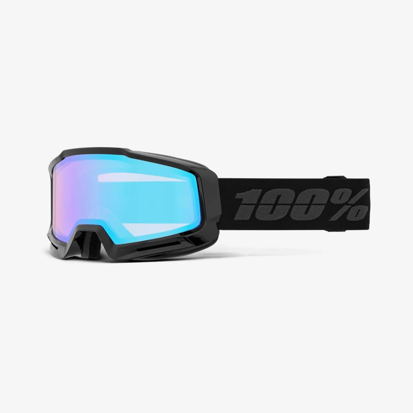 100 Percent Okan HiPER Snow Goggle Black/Turquoise / Mirror Turquoise Snow Goggles