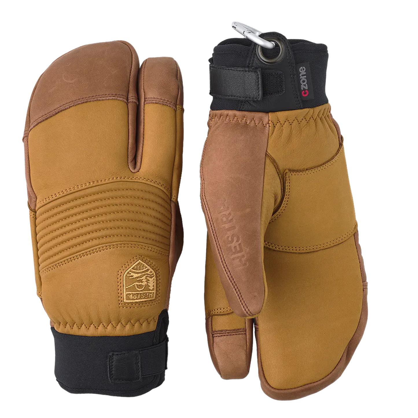 Hestra Freeride CZone 3 Finger Glove Cork/Brown Snow Gloves