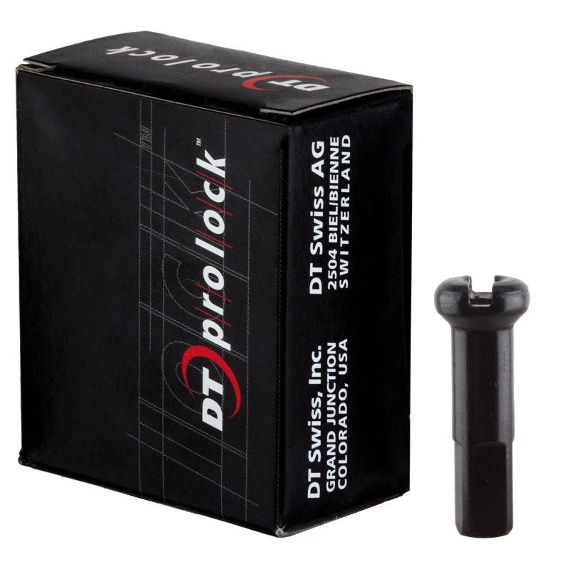 DT Swiss ProLock Alloy Nipple 14g/16mm Black Box/100 - DT Swiss Spokes