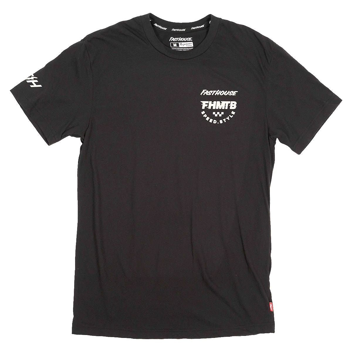 Fasthouse Hierarchy SS Tech Tee Black L - Fasthouse SS Shirts