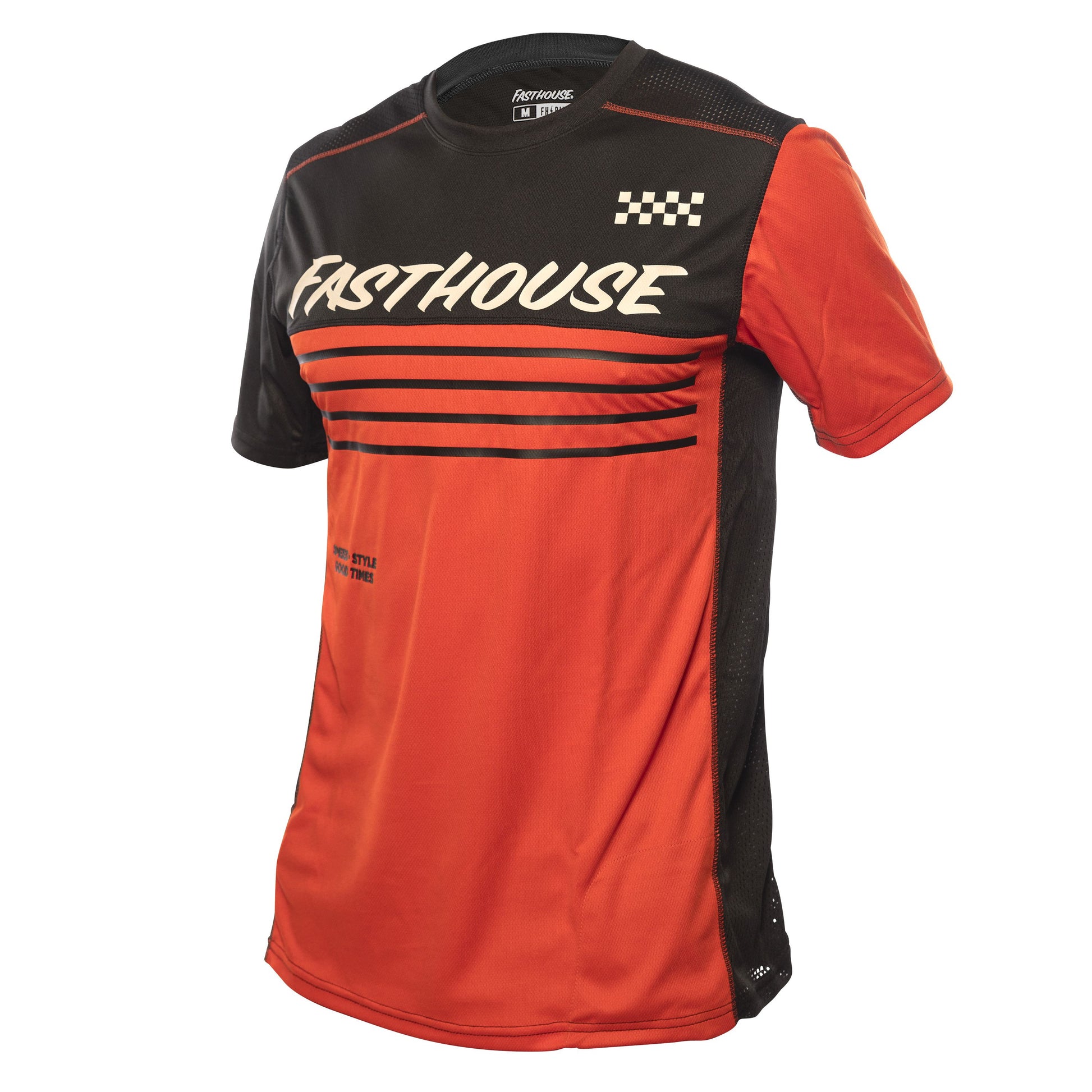 Fasthouse Mercury Classic SS Jersey Black Red Bike Jerseys