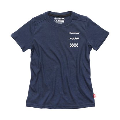 Fasthouse Youth Evoke SS Tech Tee Midnight Navy - Fasthouse SS Shirts