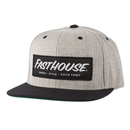 Fasthouse Speed Style Good Times Hat Gray Black OS - Fasthouse Hats