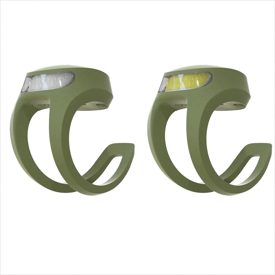 Knog Frog V3 Light Front and Rear Green Set - Knog Lights