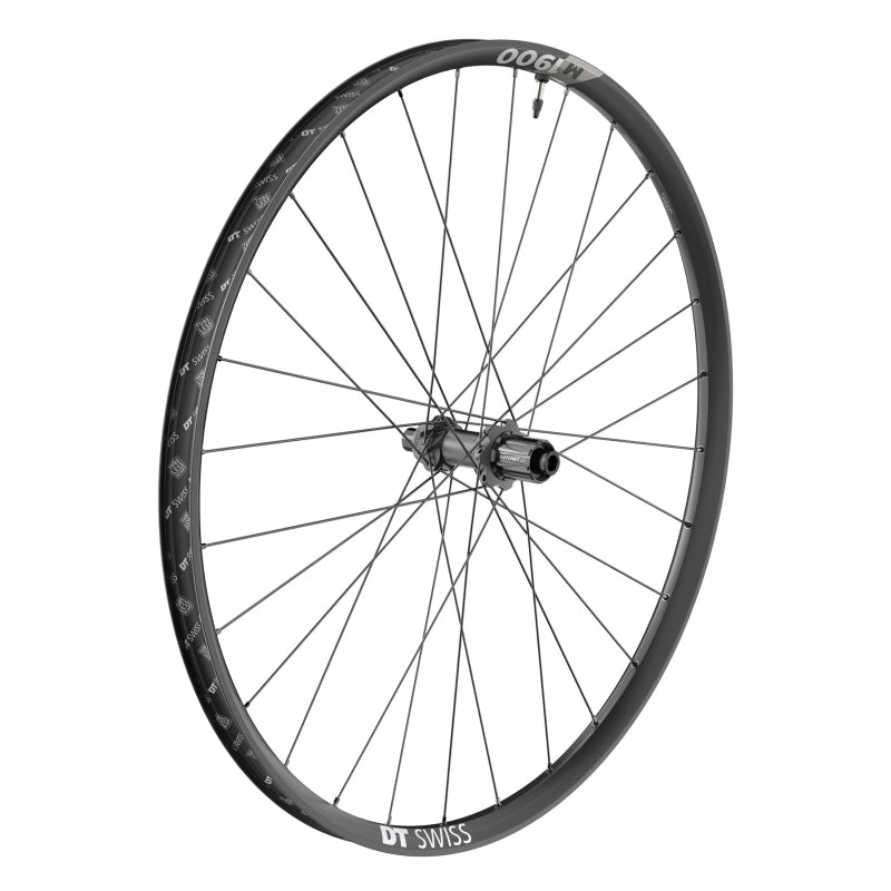 DT Swiss M 1900 Spline 30 Rear Wheel - 29" 12 x 148mm Center-Lock HG 11 MTN BLK - DT Swiss Rear Wheel