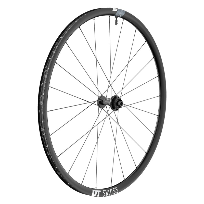 DT Swiss ER 1400 DiCut 25 Front Wheel - 700 12 x 100mm Center-Lock Black - DT Swiss Front Wheel