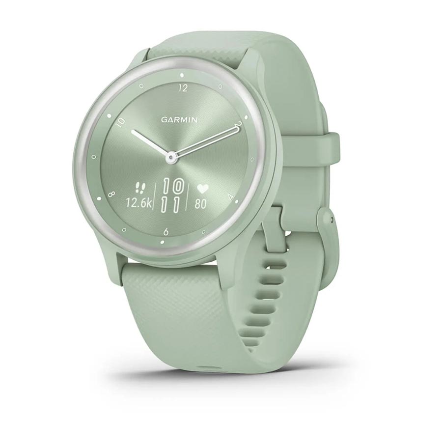 Garmin vivomove Sport Watch Watch Color: Cool Mint Wristband: Cool Mint - Silicone - Garmin Watches