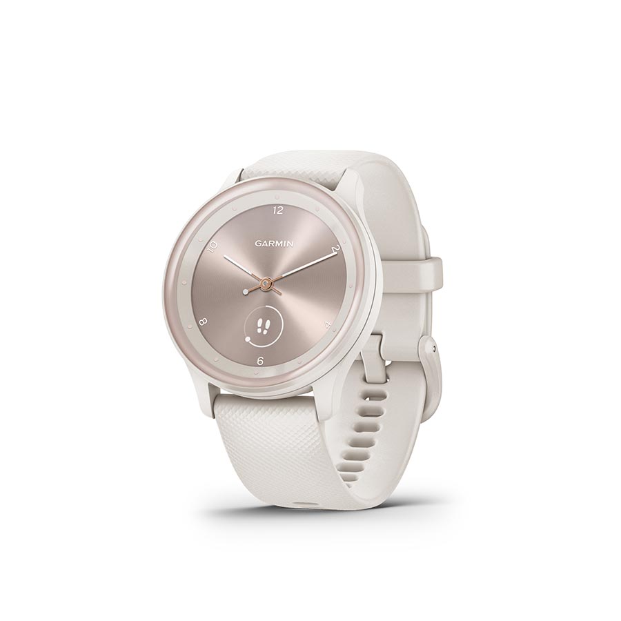 Garmin vivomove Sport Watch Watch Color: Ivory Wristband: Ivory - Silicone - Garmin Watches