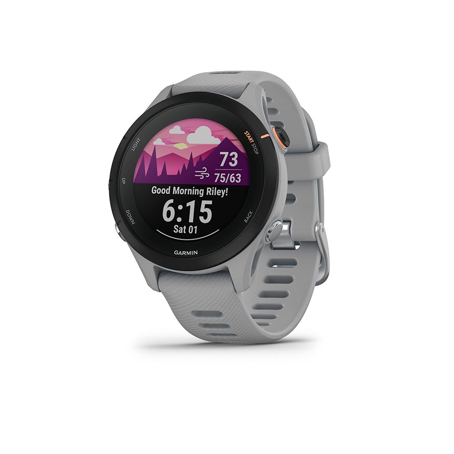 Garmin Forerunner 255S GPS Smartwatch - 41mm Powder Grey - Garmin Fitness Computers