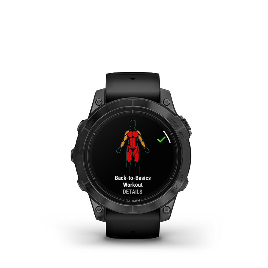 Garmin Epix Pro Std. Edition 47mm Watch Watch Color: Slate Grey Wristband: Black - Silicone - Garmin Watches