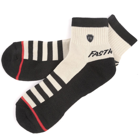 Fasthouse Cruzer Performance Ankle Sock Cream Bike Socks