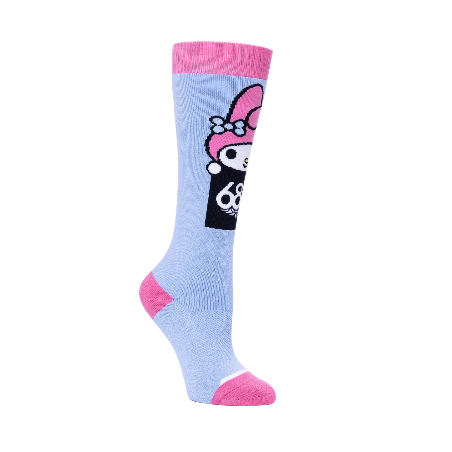 686 Women's Hello Kitty and Friends 3-Pack Socks Keroppi Badtz Maru My Melody - 686 Snow Socks