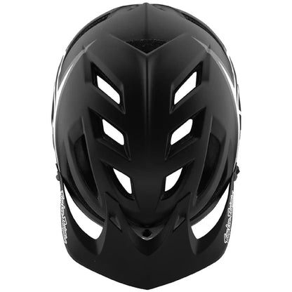 Troy Lee Designs A1 MIPS Helmet Black White - Troy Lee Designs Bike Helmets