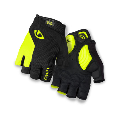 Giro Men's Strade Dure SG Glove Black Highlight Yellow - Giro Bike Bike Gloves