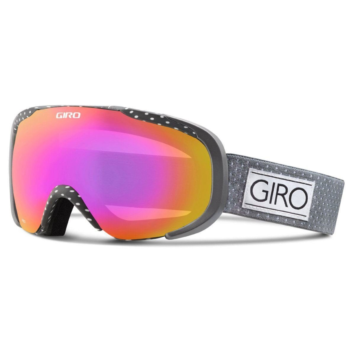 Giro Women's Field Snow Goggle - Openbox Titanium Mini Dots Amber Pink - Giro Snow Snow Goggles