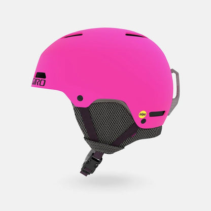 Giro Youth Crue MIPS Helmet Matte Bright Pink - Giro Snow Helmets