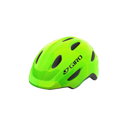 Giro Youth Scamp MIPS Helmet Green Lime Lines S - Giro Bike Bike Helmets