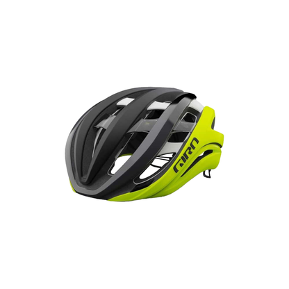 Giro Aether Spherical MIPS Helmet - OpenBox Matte Black Fade Highlight Yellow L - Giro Bike Bike Helmets