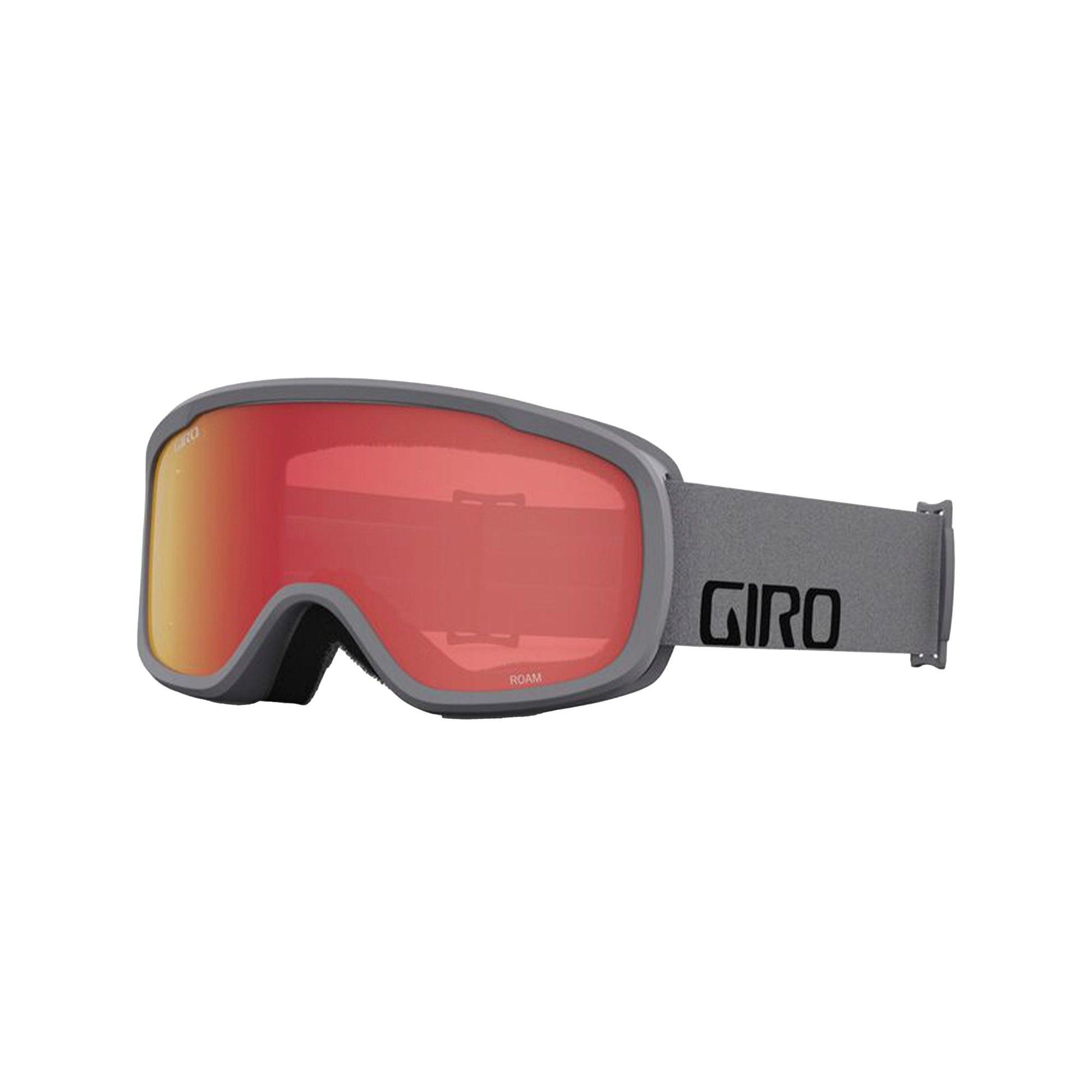 Giro Roam AF Snow Goggles Grey Wordmark Amber Scarlet - Giro Snow Goggles