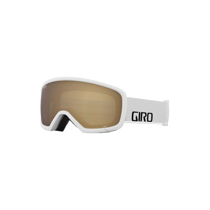 Giro Youth Stomp Snow Goggles White Wordmark Amber Rose - Giro Snow Goggles