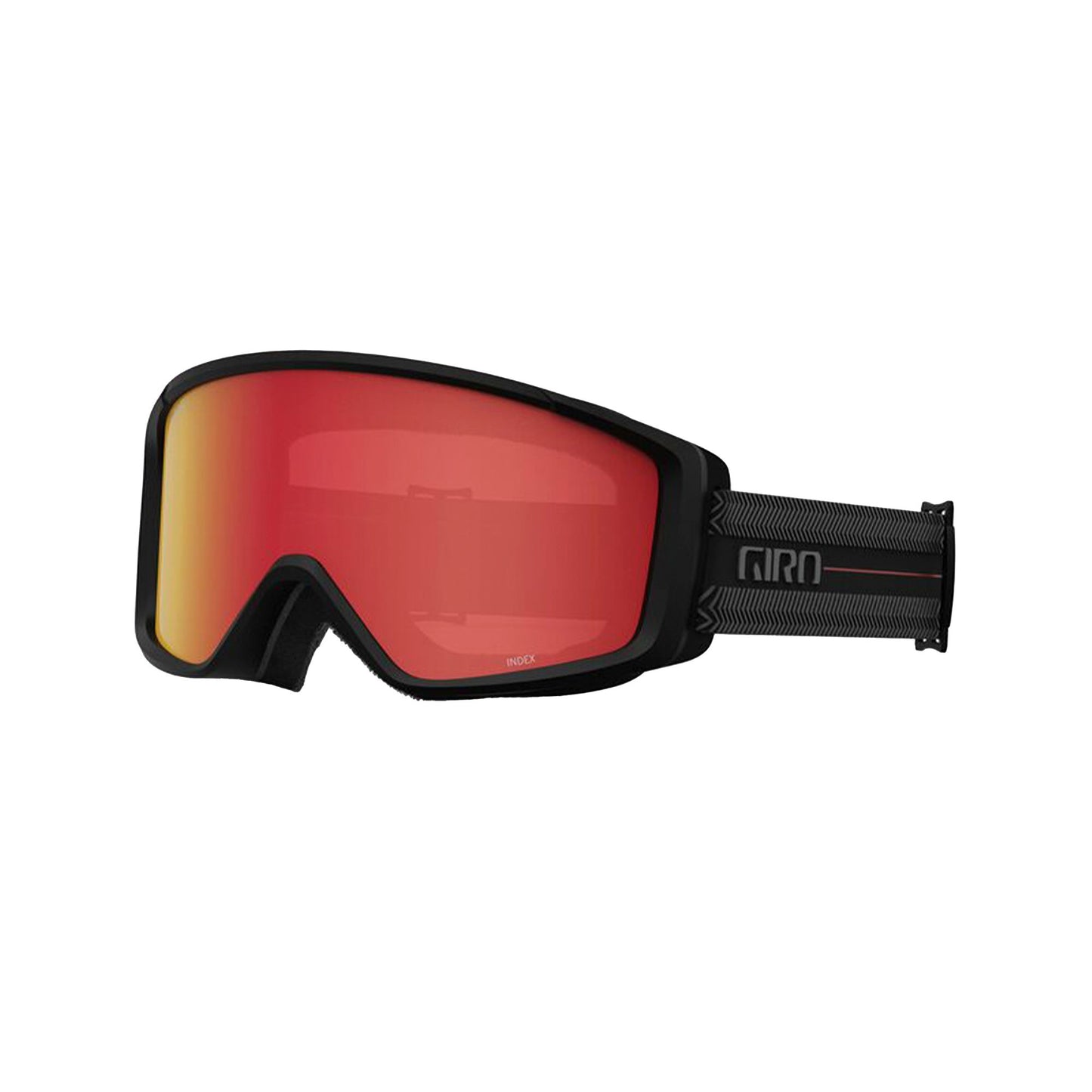 Giro Index 2.0 AF Snow Goggles Black Wordmark Amber Scarlet - Giro Snow Goggles